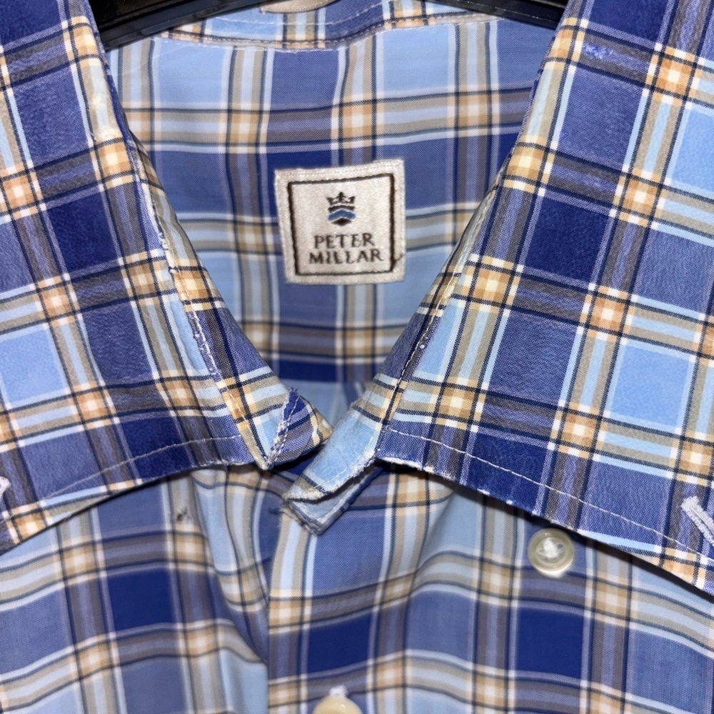 Peter Millar dress Button Down Shirt - Picture 2 of 3